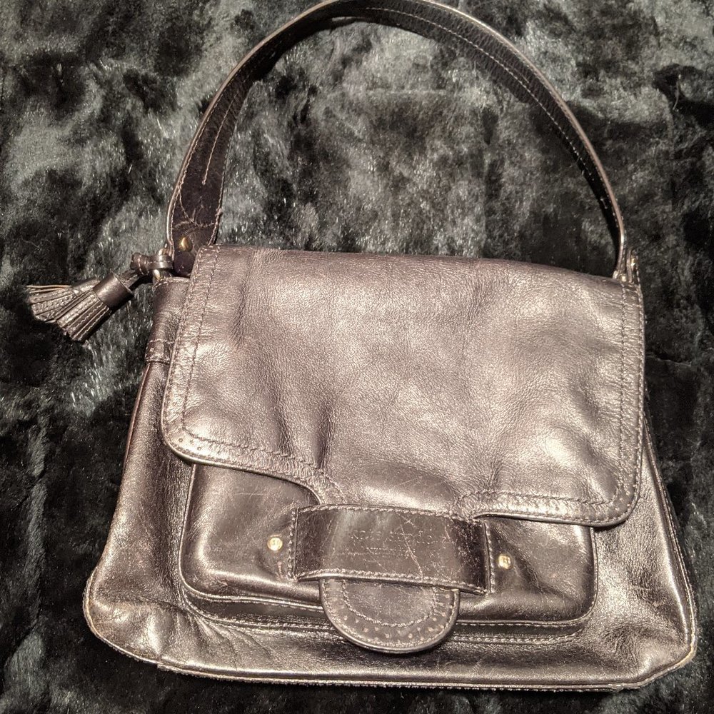 Kate Spade Classic Black Leather Flap Purse